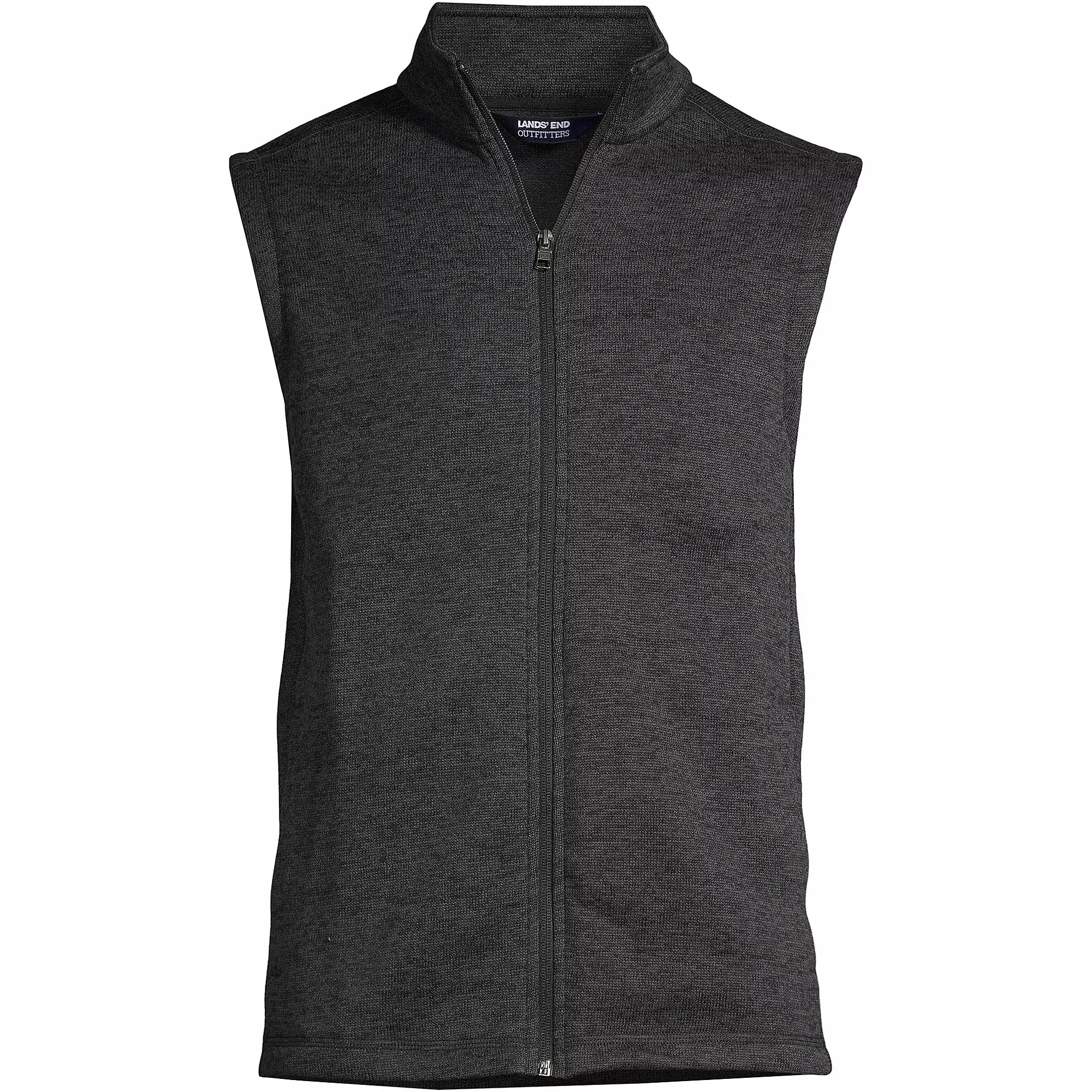 Lands' End Men's Big Sweater Fleece Vest