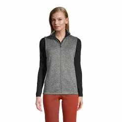 Lands' End Women's Sweater Fleece Vest
