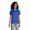 Lands' End Women's Rapid Dry Tonal Stripe Polo Shirt
