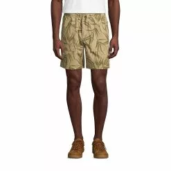 Lands' End Men's Stretch Ripstop Utility Shorts 7"