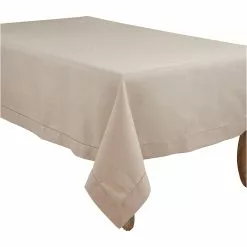Saro Lifestyle 70x140 Classic Hemstitch Border Rectangle Tablecloth