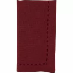 Saro Lifestyle Classic Hemstitch Border Dinner Napkins - Set Of 12