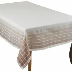 Saro Lifestyle 65x160 Modern Striped Rectangle Tablecloth