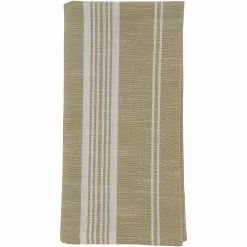 Saro Lifestyle Striped Cotton Dinner Napkins - Set Of 4