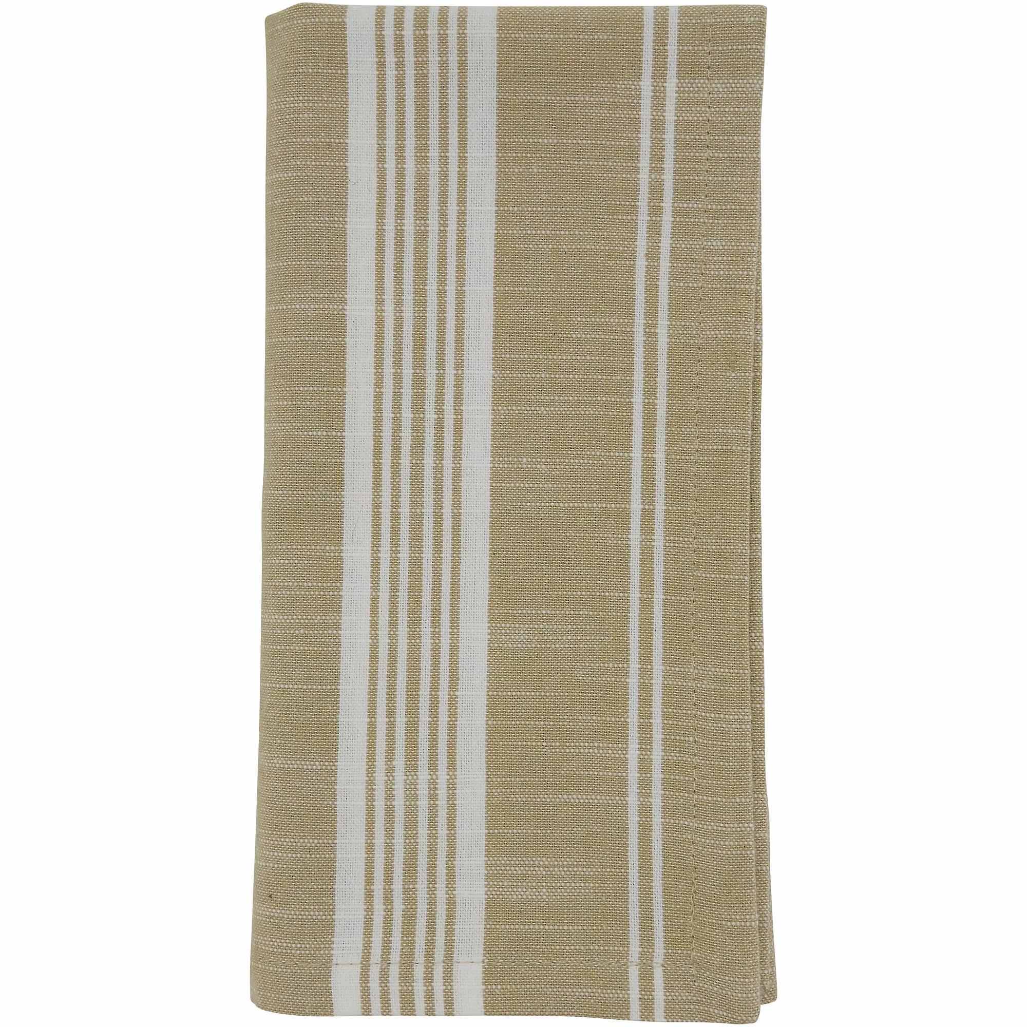 Saro Lifestyle Striped Cotton Dinner Napkins - Set Of 4