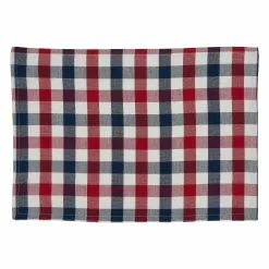 Saro Lifestyle Gingham Check Cotton Placemats - Set Of 4