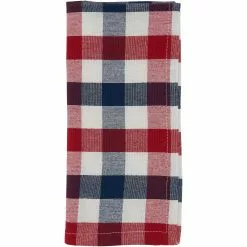 Saro Lifestyle Gingham Check Cotton Dinner Napkins - Set Of 4