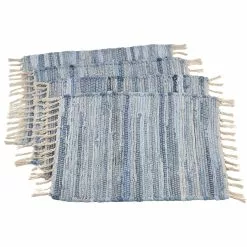 Saro Lifestyle Chindi Woven Cotton Placemat - Set Of 4