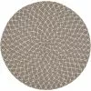 Saro Lifestyle Round Woven Placemats - Set Of 4
