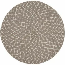 Saro Lifestyle Round Woven Placemats - Set Of 4