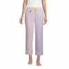 Lands' End Women's Cotton Poplin Pajama Crop Pants