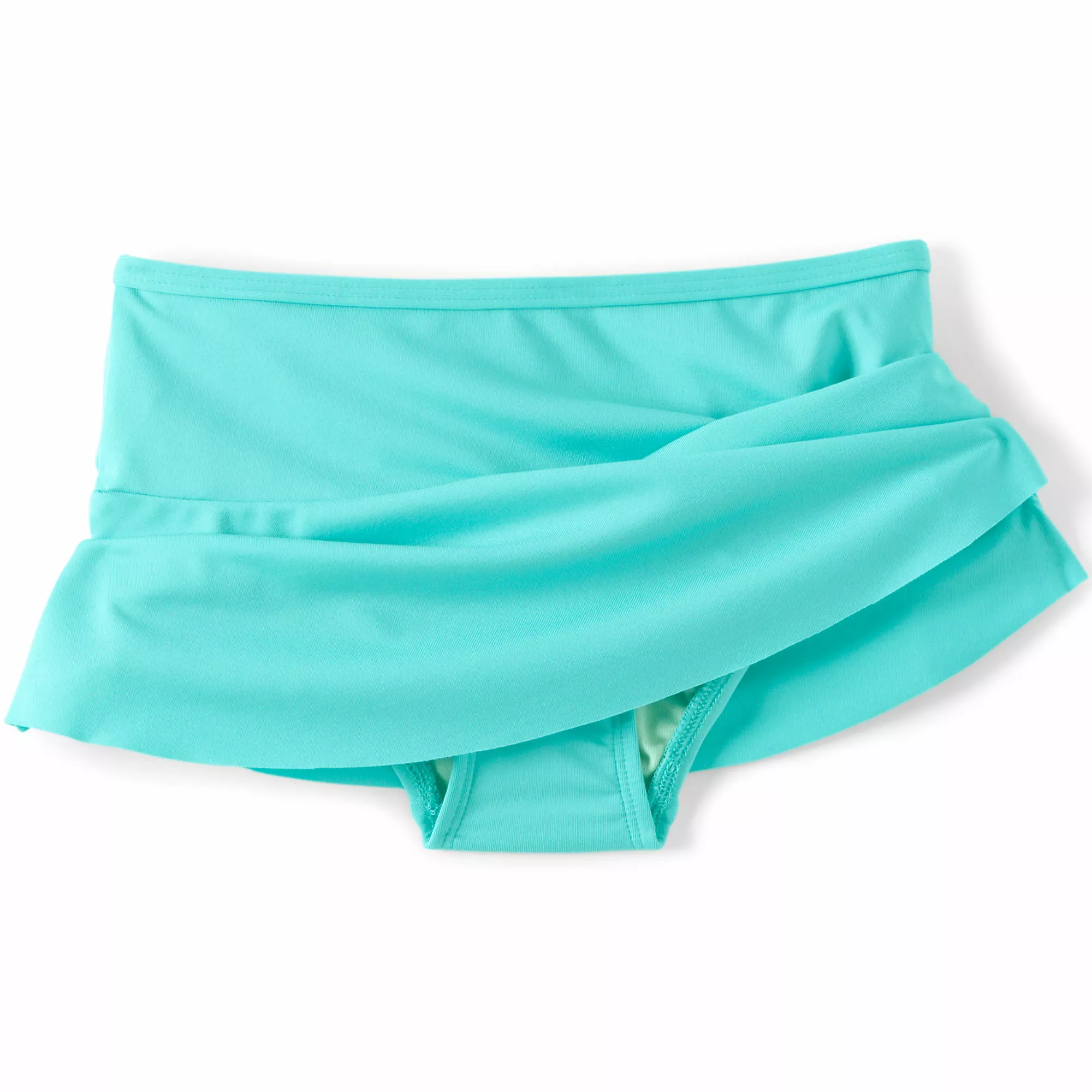 Lands' End Girls Swim Mini Skirt Swim Bottoms - Image 2