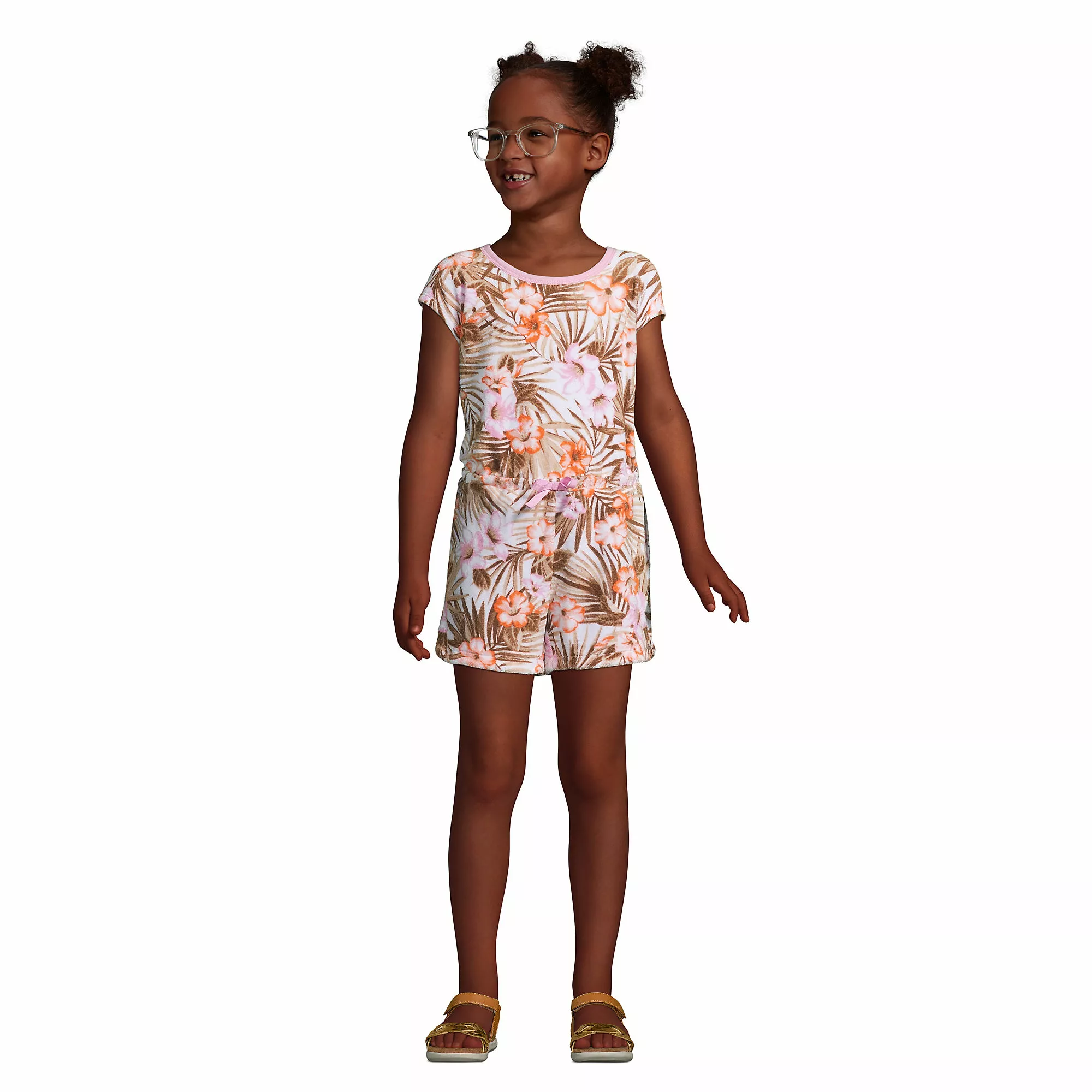 Lands' End Girls Terry Cloth Romper Cover Up - Image 2