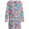 Lands' End Kids Long Sleeve Hooded Front Pocket Terry Cloth Swimsuit Cover-Up