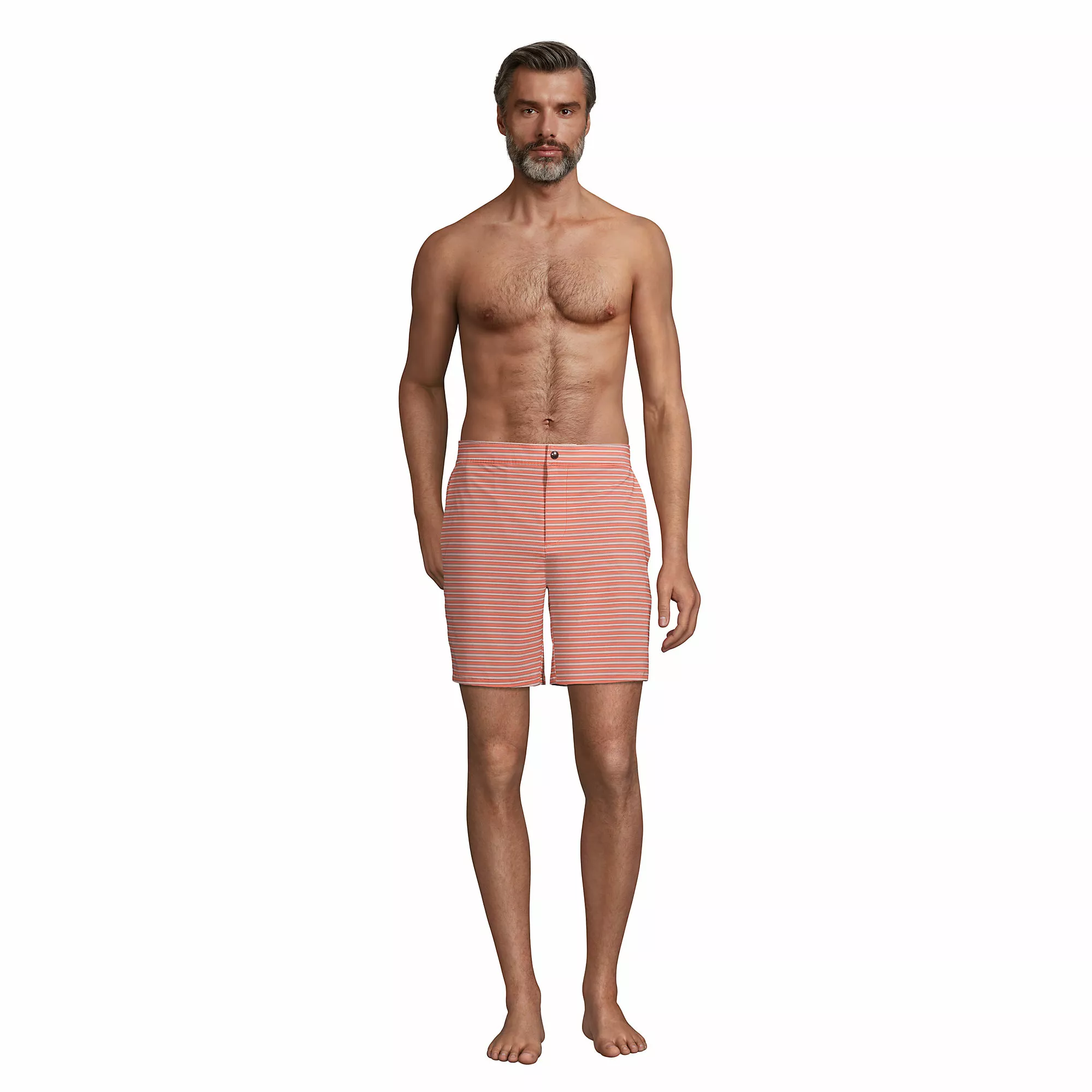Lands' End Men's Lined 7" Hybrid Swim Shorts - Image 4