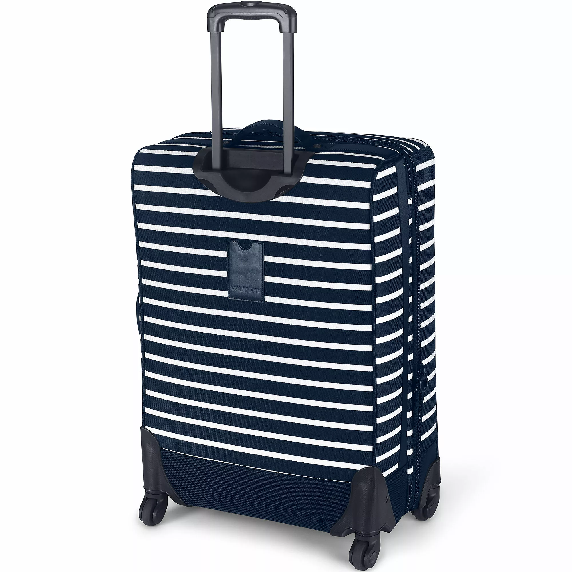 Lands' End Travel Checked Printed Rolling Luggage Bag - Image 2