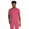 Lands' End Men's Comfort Knit Short Sleeve Henley Pajama Shirt