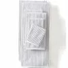 Lands' End Premium Supima Cotton Textured Stripe 6-Piece Towel Set