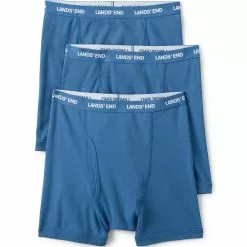 Lands' End Men's 3 Pack Knit Boxer Briefs