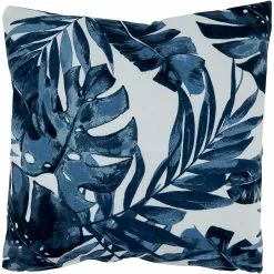 Saro Lifestyle Tropical Print Outdoor Pillow