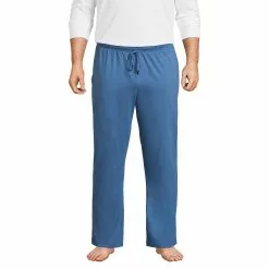 Lands' End Men's Big And Tall Knit Jersey Sleep Pants
