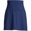 Lands' End Women's Plus Size Chlorine Resistant Tummy Control Ultra High Waisted Modest Swim Skirt Swim Bottoms