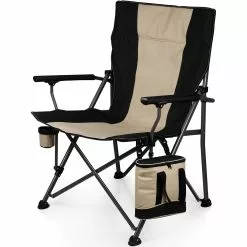 Picnic Time Folding Camping Chair With Cooler