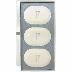 Carved Solutions Luxury Personalized Roman Initial Soap Trio Set