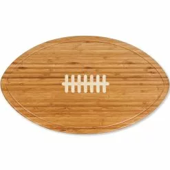 Picnic Time Football Cheese Cutting Board And Tray