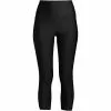 Lands' End Women's Plus Size Chlorine Resistant High Waisted Modest Swim Leggings With UPF 50 Sun Protection