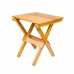 Frankford Umbrella Oak Wood Side Folding Table