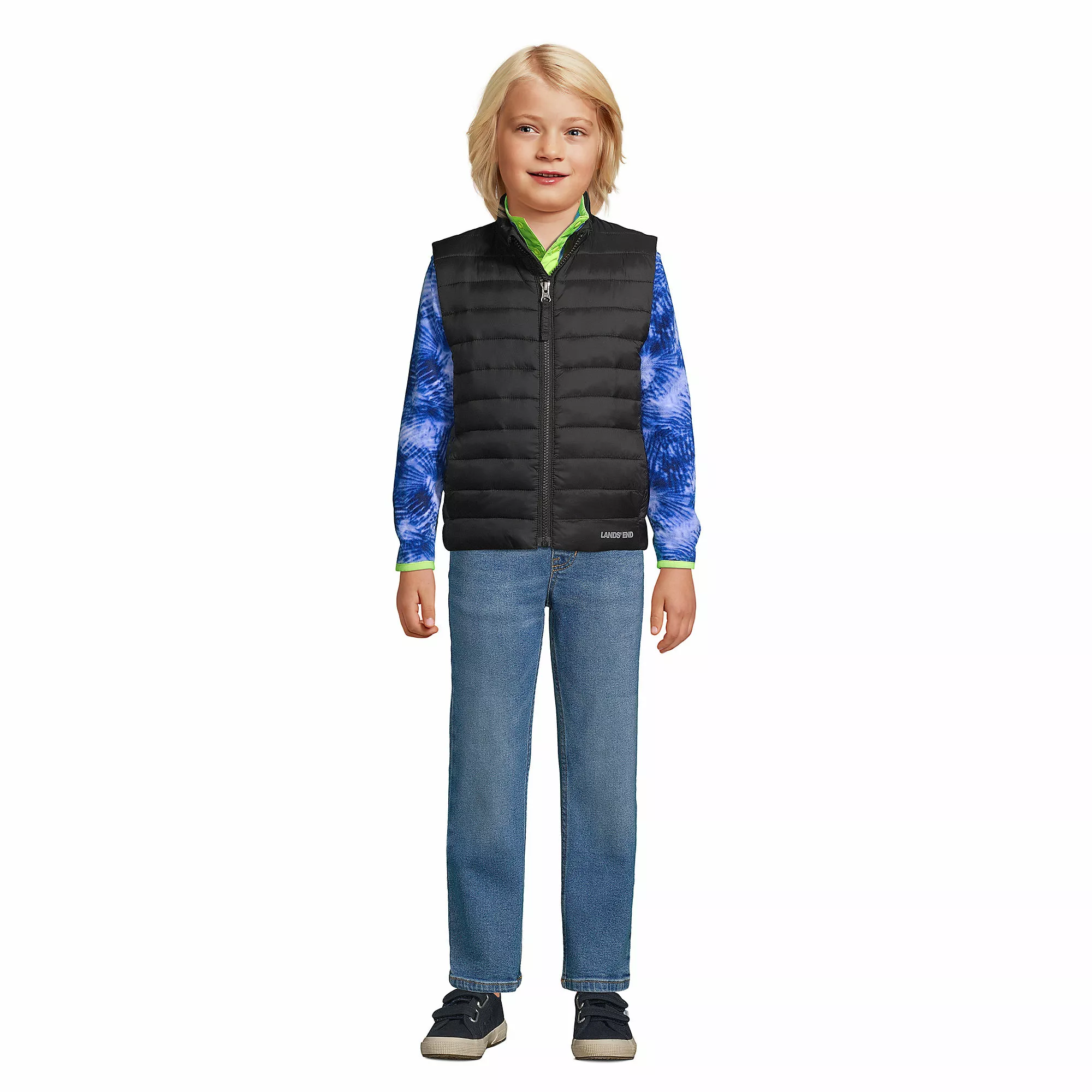 Lands' End Kids Insulated Down Alternative ThermoPlume Vest - Image 4