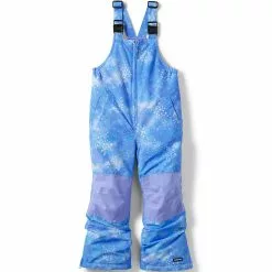 Lands' End Kids Squall Waterproof Iron Knee Snow Bibs