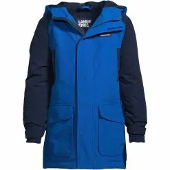 Lands' End Boys Squall Fleece Lined Waterproof Insulated Winter Parka