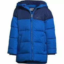 Lands' End Boys ThermoPlume Fleece Lined Parka
