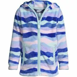 Lands' End Girls Softest Fleece Hoodie
