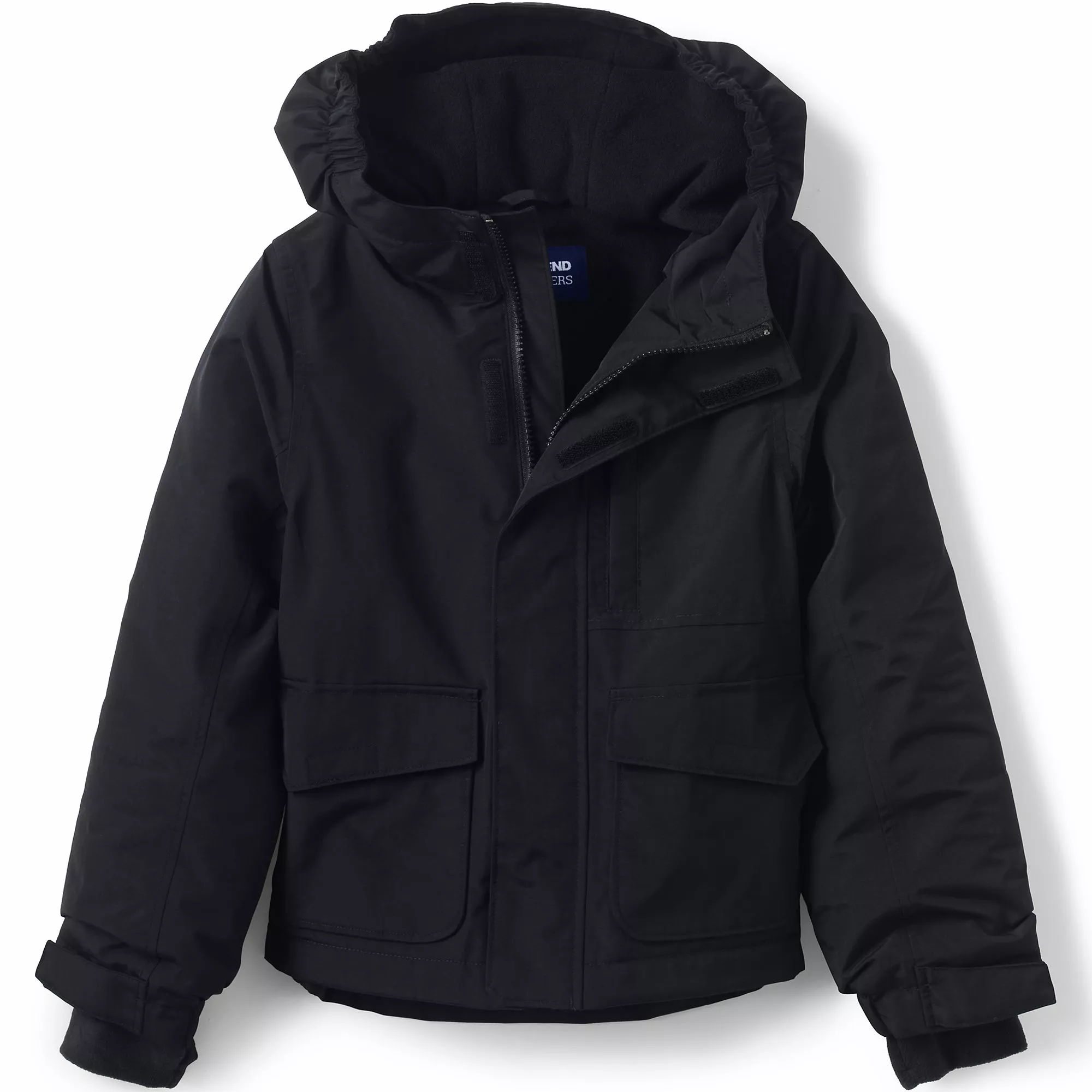Lands' End Kids Squall Fleece Lined Waterproof Insulated Jacket