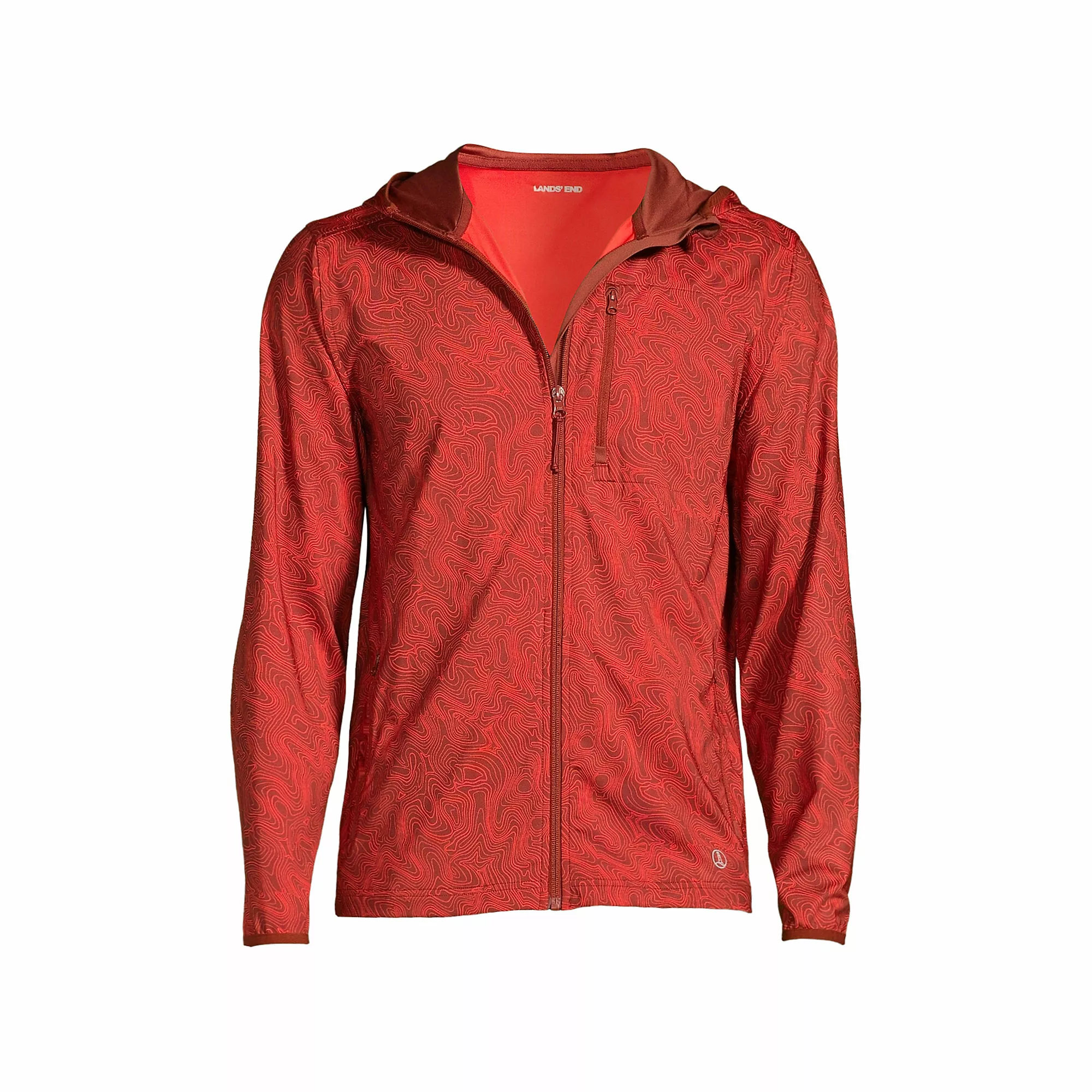 Lands' End Men's Performance Full Zip Hoodie - Image 2