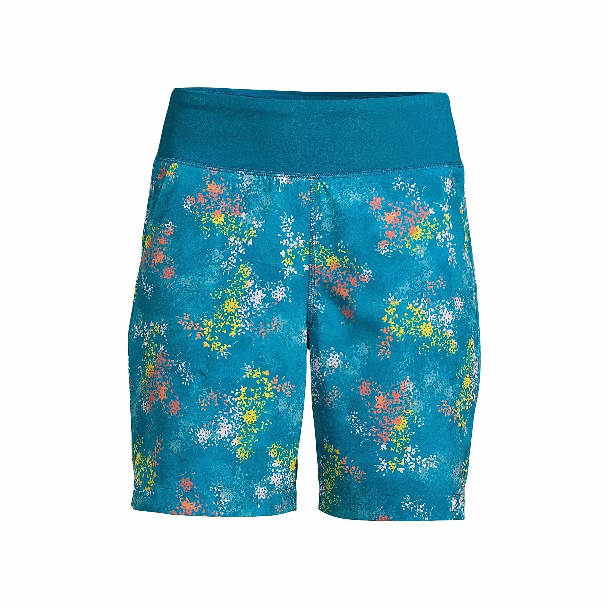 Lands' End Women's Plus Size 7" High Rise Everyday Active Shorts - Image 2