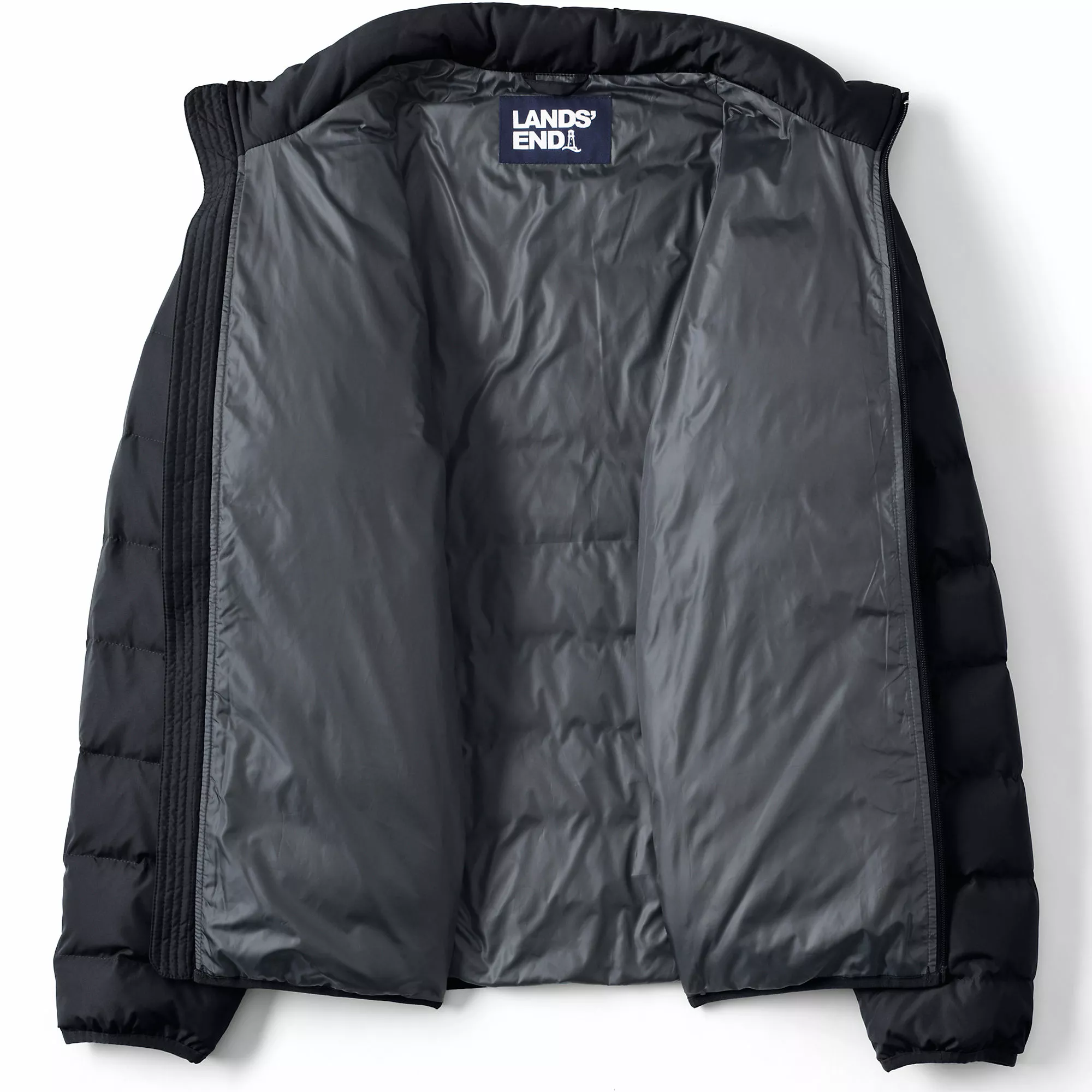 Lands' End Men's Down Puffer Winter Jacket - Image 6