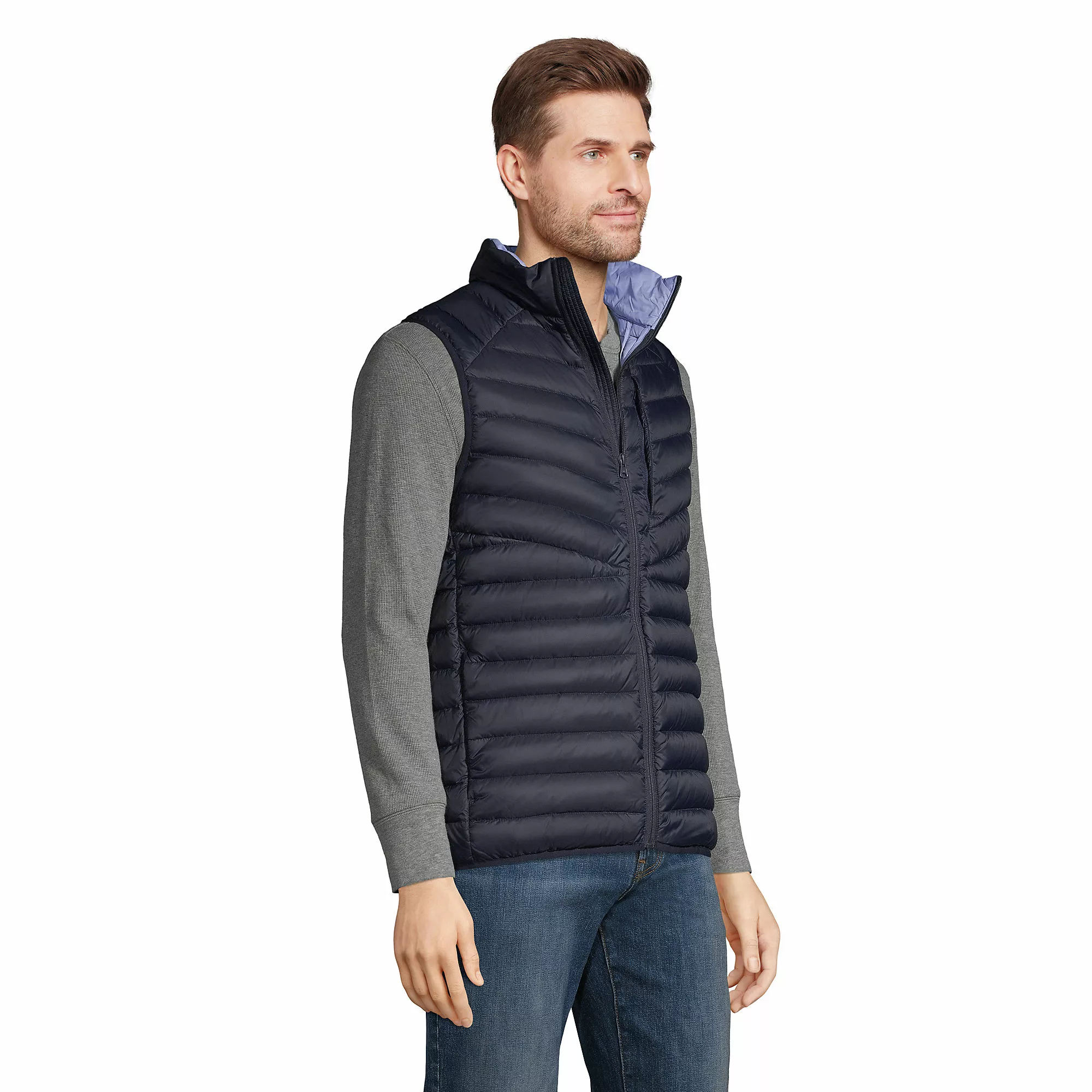 Lands' End Men's Ultra Lightweight Down Vest - Image 3