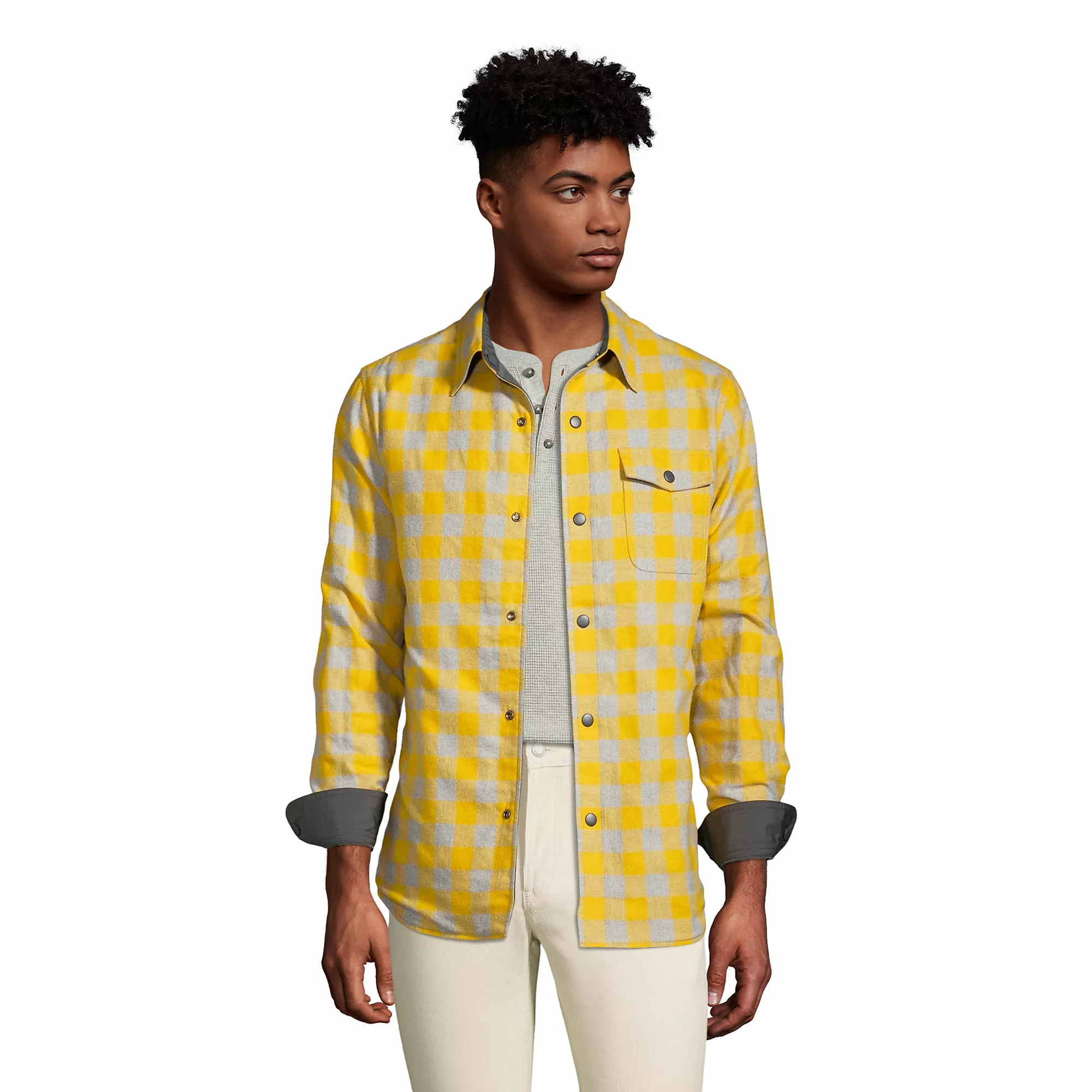 Lands' End Men's Reversible Shirt Jacket