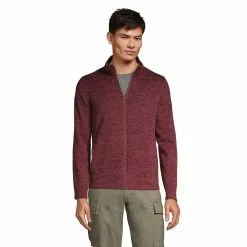 Lands' End Men's Sweater Fleece Jacket