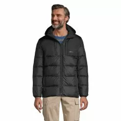Lands' End Men's Wide Channel Down Jacket