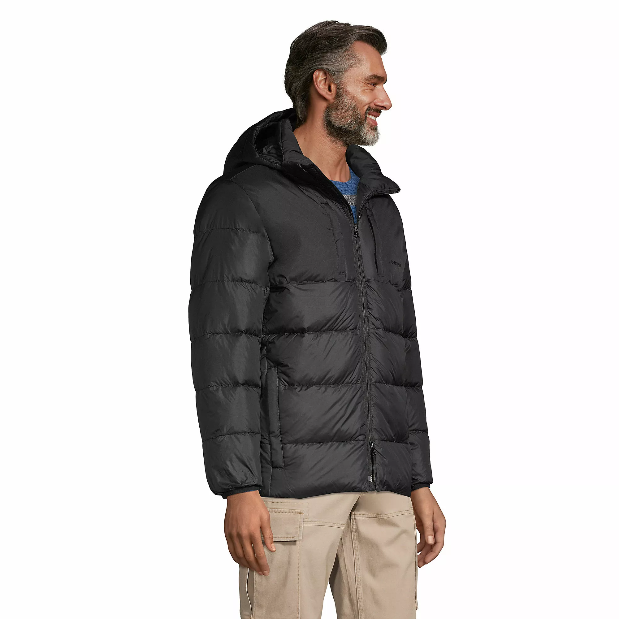 Lands' End Men's Wide Channel Down Jacket - Image 3