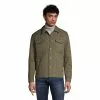 Lands' End Men's Insulated Primaloft Eco Quilted Shirt Jacket
