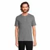 Lands' End Men's Knit Rib Short Sleeve Henley Pajama Shirt