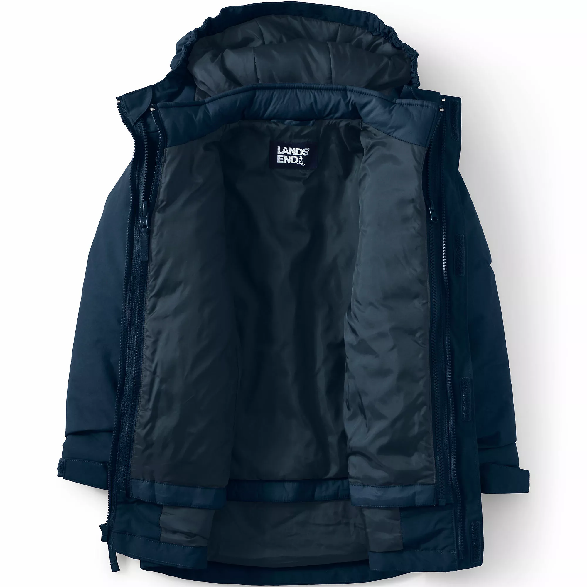 Lands' End Kids Squall 3 In 1 Parka - Image 4
