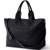 Lands' End Quilted Weekender Duffle Bag
