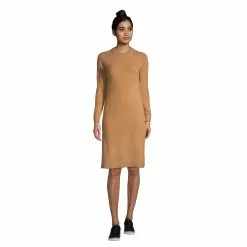 Lands' End Women's Lounge Crew Neck Dress Slounge
